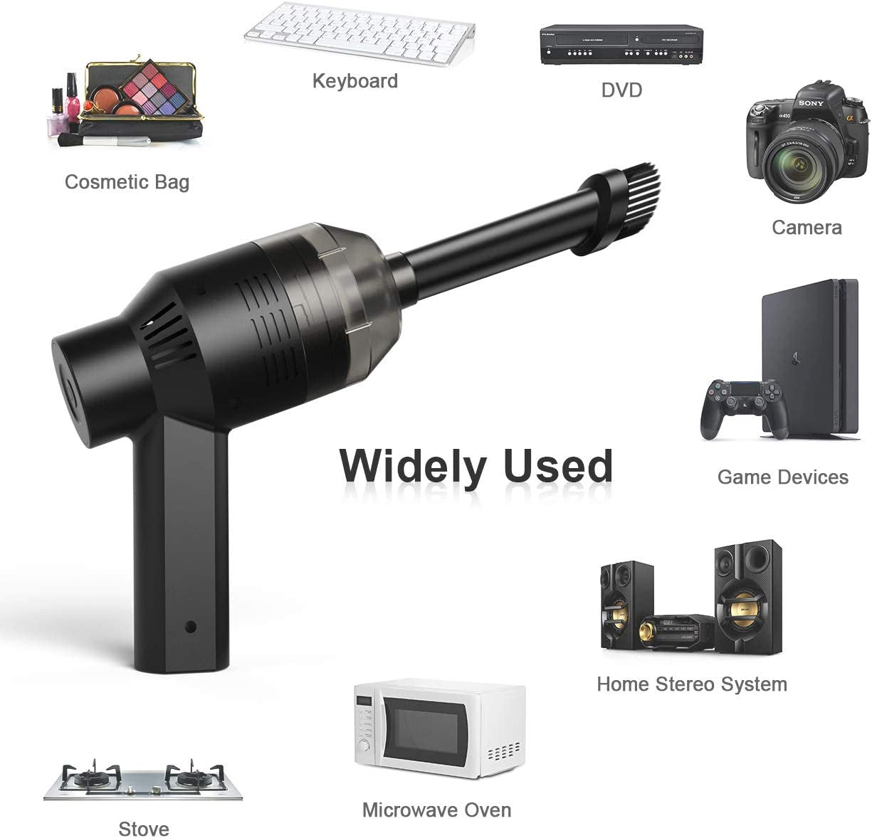 [Upgrade] Mini Vacuum Cordless Vacuum Keyboard Cleaner Rechargeable,For Cleaning Dust,Hair,Crumbs,Eraser Scrap,Laptop,Pet House,Sewing Machine